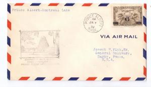 Canada FFC Prince Albert to Montreal Lake Airmail Cover C3 e