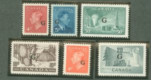 Canada #O19-O30 Unused Single