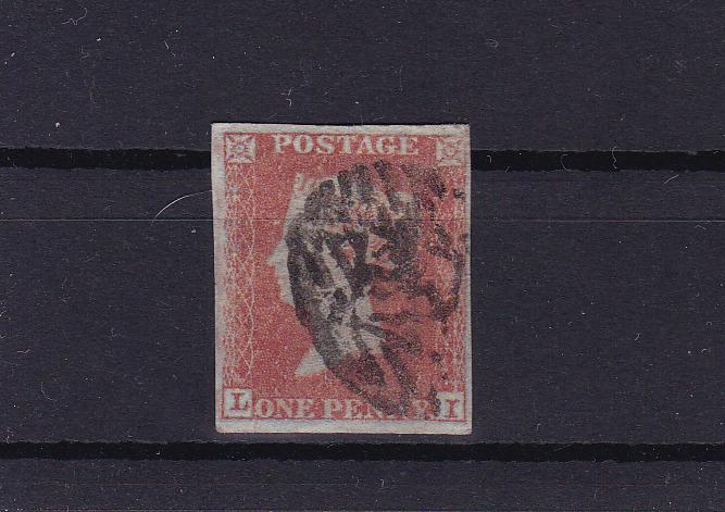 great britain penny red 1841 imperf stamp ref r13679