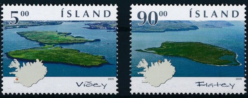 [I1293] Iceland 2005 Landscapes good set of stamps very fine MNH