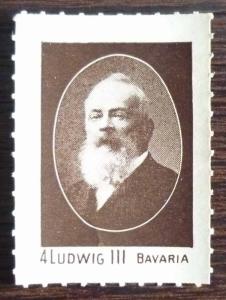 POSTER STAMP - ROYALTY! king royal bavaria germany J17