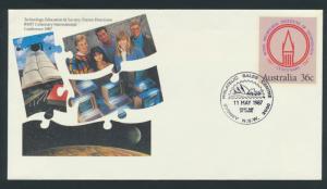 Australia PrePaid Envelope 1987  Int'l Congress Technology & Education