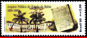 2228 BRAZIL 1990 BAHIA STATE PUBLIC ARCHIVES, TREE, MI# 2339 RHM C-1664, MNH