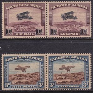 Sc# C5 / C6 SWA South West Africa 1931 airmail set MLMH CV $87.50 Stk #5