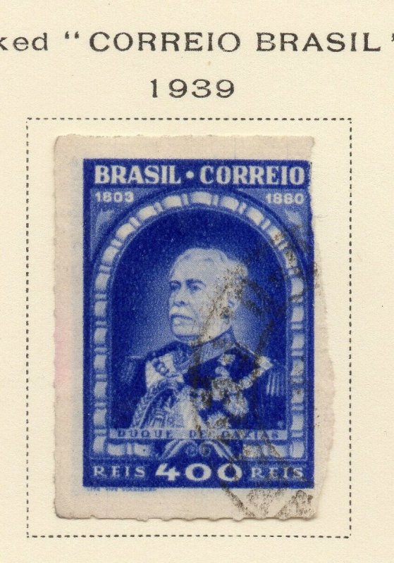 Brazil 1939 Early Issue Fine Used 400r. NW-12112