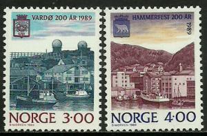 Norway #938-9 MNH Set, Port Cities