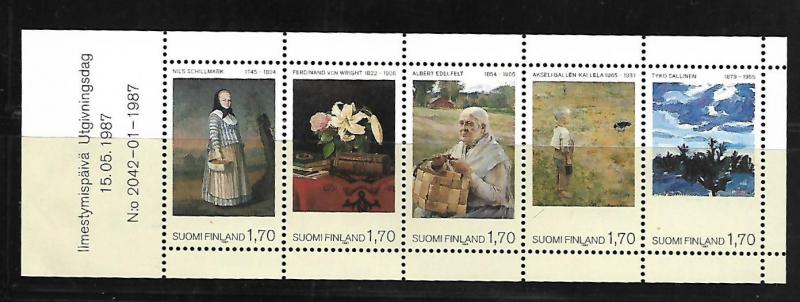 FINLAND, 758 ,MNH, SS, PAINTING TYPE
