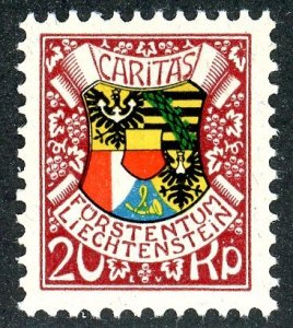 Liechtenstein, Scott #B5, Unused, Hinged