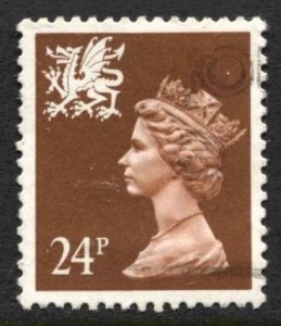 STAMP STATION PERTH Wales #WMH44 QEII Definitive Used 1971-1993