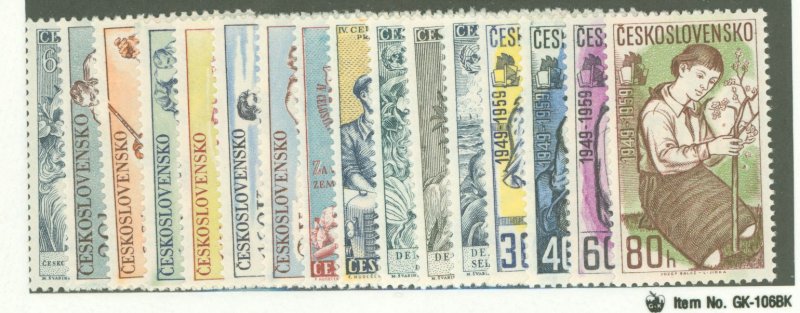 Czechoslovakia & Czech Republic #896-911  Single (Complete Set)