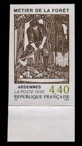 France, 1950-Present #2475 (YT 2493) Cat€15, 1995 Forestry Protection, impe...