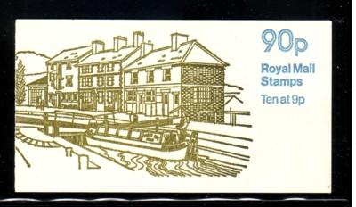 Great Britain Sc BK 393 10x MH67 in cpl booklet mint NH Stoke Bruerne cover