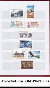 COLLECTION OF FRENCH ANDORRA STAMPS FROM 1966-1996 IN SMALL STOCK BOOK