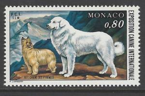 Monaco 1977  Mountain Dog VF MNH (1059)