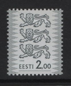 Estonia  #376  MNH 1999  three lions  2k