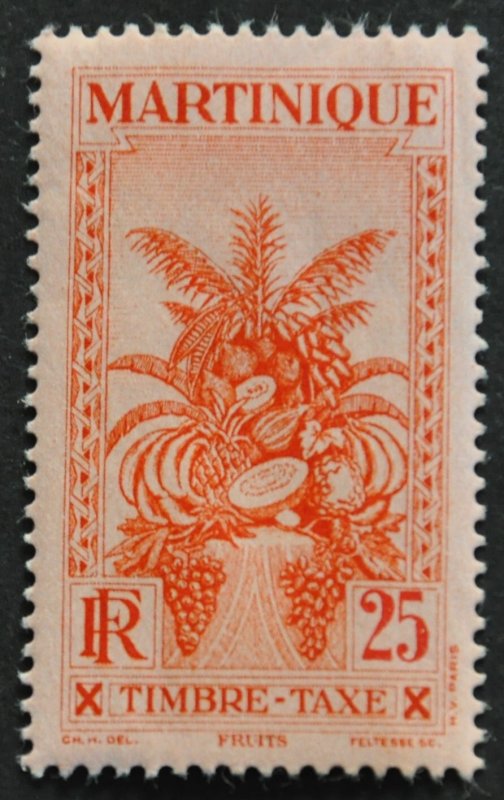 DYNAMITE Stamps: Martinique Scott #J29 – MINT hr