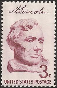 # 1114 MINT NEVER HINGED ABRAHAM LINCOLN