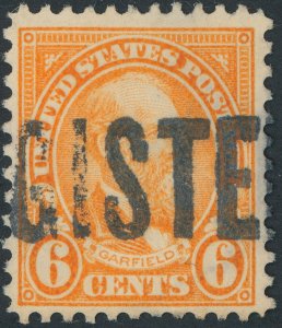 US 638 6 cent General Issue; Garfield; Used; NG -- See details and scans