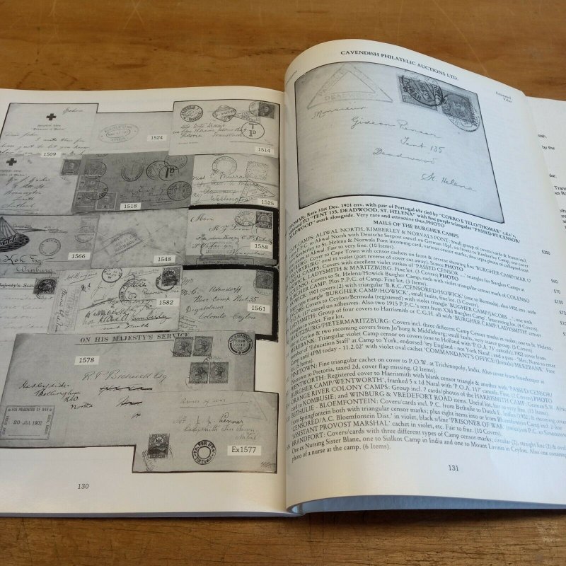 Natal & Boer war stamp publication auction catalogue Bill Hart collection  