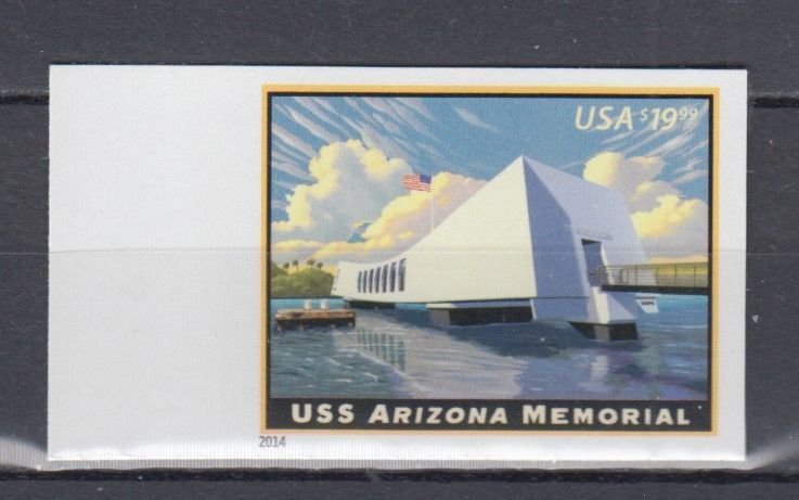 USA #4873a Arizona Memorial Imperforated Express Mail  MNH