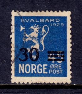 Norway - Scott #130 - Used - Thin speck, a few short perfs - SCV $10