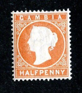 1880 Gambia  Sc# 5 MNG cv. $19 ( 7933 BCXX )