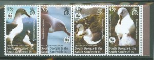 South Georgia #290-293 Mint (NH) Single (Complete Set) (Fauna) (Wildlife) (Wwf)