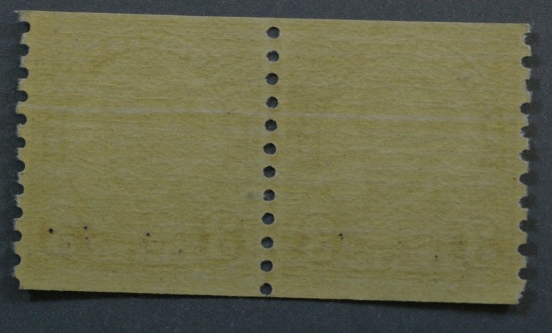 United States #600 Three Cent Lincoln Coil Line Pair MNH