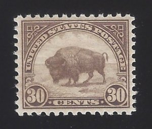 US #569 1922-25 Olive Brown Unwmk Perf 11 MNH VF Scv $60