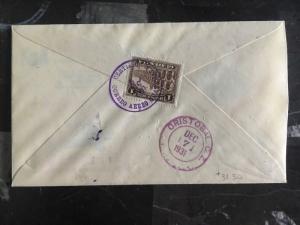 1931 US Consulate Guatemala first flight Diplomatic cover FFC To Miami FL USA