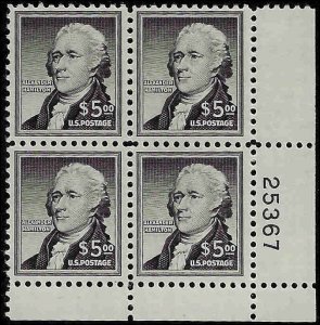 1053 Mint,OG,NH... Plate Block of 4... SCV $210.00