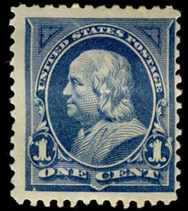 US #264 VF mint hinged, great color, nice stamp!