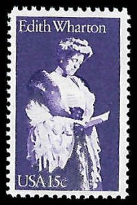 PCBstamps   US #1832 15c Edith Wharton, MNH, (37)