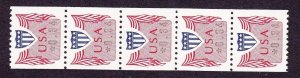 PNC5 34c Computer Vended 1 US #CVP31c Shiny Gum New Font MNH F-VF