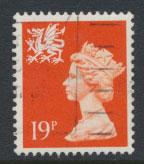 Great Britain Wales  SG W50 SC# WMMH36 Used  see details phosphorised paper