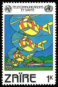 ZAIRE Sc 1043 VF/MNH - 1982 - 13th World Telecommunications Day