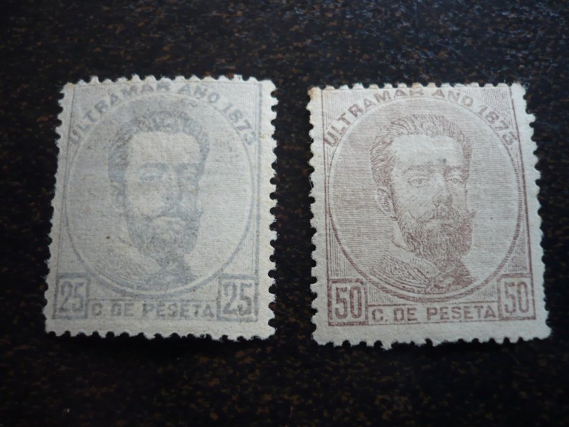 Stamps - Cuba - Scott# 55,56 - MH - Partial set of 2 stamps