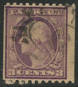 489 3c Washington Coil  Used