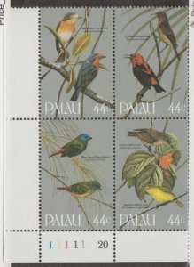 Palau Scott #102a Stamps - Mint NH Plate Block