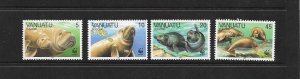 VANUATU #470-3  DUGONGS  WWF   MNH