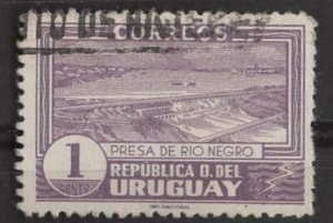 Uruguay # 484  Power Dam    1c     (1)  VF Used