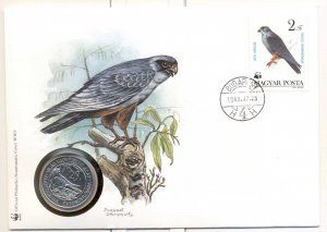 Hungary 1988 WWF Falcon PNC