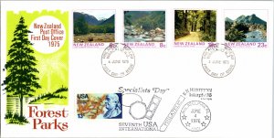 New Zealand, Worldwide First Day Cover, United States, Pennsylvania, Stamp Co...