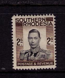 SOUTHERN RHODESIA Sc# 52 MH F George VI