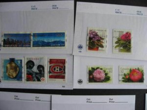 Canada wee sales cards collection of 2008-10 U issues 