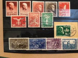 Norway 1941 mounted mint or  used Good Quality stamps  Ref  62146