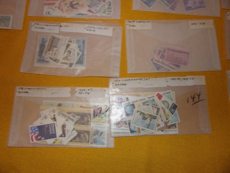 US COLLECTION IN PACKETS, ALL MNH