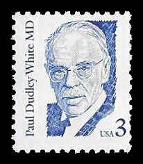 PCBstamps   US #2170 3c Dr. Paul D. White, MNH, (7)