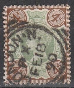 Great Britain #116 F-VF Used CV $15.00  (A2994)