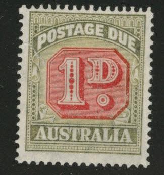 Australia  Scott J72 MH* 1947 postage due